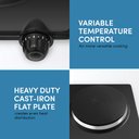 Ver imagem 4 de Elite Gourmet Esb-301bf Queimador Elétrico de Ferro Fundido Preto 1000w