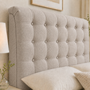 Ver imagem 3 de Cabeceira Ana Estofada Boucle p/ Cama Box Casal Queen 160cm Quarto
