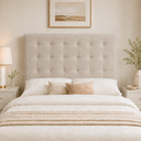 Ver imagem 1 de Cabeceira Ana Estofada Boucle p/ Cama Box Casal Queen 160cm Quarto