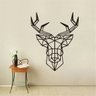Adesivo de Parede Cervo em Origami 2 - M 59x48cm - 1