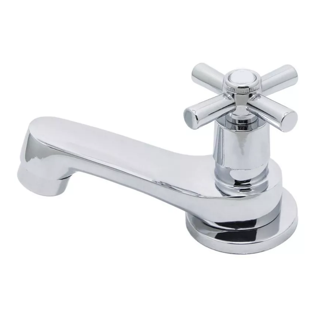 Torneira Banheiro Lavatório 1194 C-31 1/4 Volta Metal Casagrande Mundial - 1