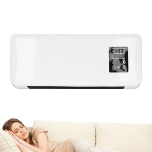 Aquecedor Refrigerador Ventilador Portatil 3 em 1 Varal Secar Roupa Parede Controle Ajuste Temperatu