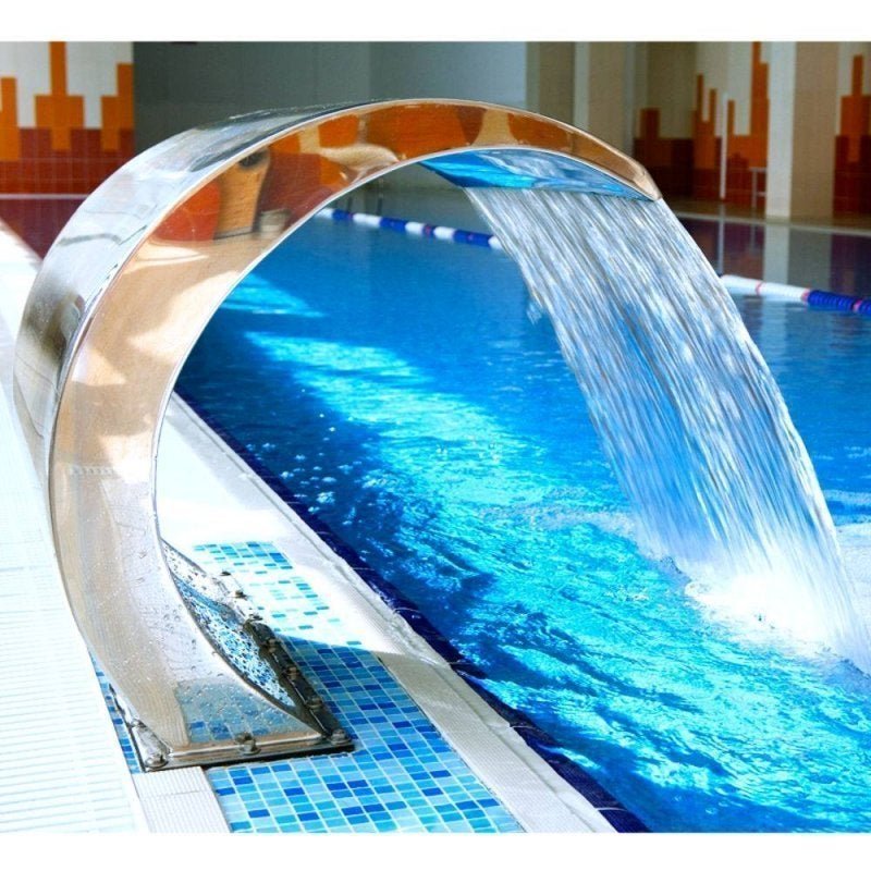 Cascata Para Piscina 55cm Aço Inox Wave Tech Junior - 7