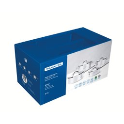 Conjunto de Panelas Inox com Fundo Triplo 4 Peças Solar Tramontina - 4