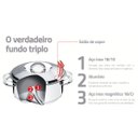 Ver imagem 5 de Conjunto de Panelas Inox com Fundo Triplo 4 Peças Solar Tramontina