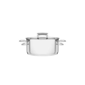Caçarola Rasa Aço Inox 16cm 1,4L BRAVA 62403/160 Tramontina