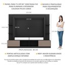 Ver imagem 3 de Estante TV 65" e 2 portas Oslo Multimóveis V3395