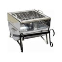 Ver imagem 1 de Churrasqueira Náutica Aberta Com Grelha Aço Inox 30x28x24cm Duralar F040BOM