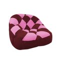 Ver imagem 2 de Kit 02 Poltrona Paloma Escritório Sala Pé Plástico Suede Vinho e Suede Pink - Dominic Decor