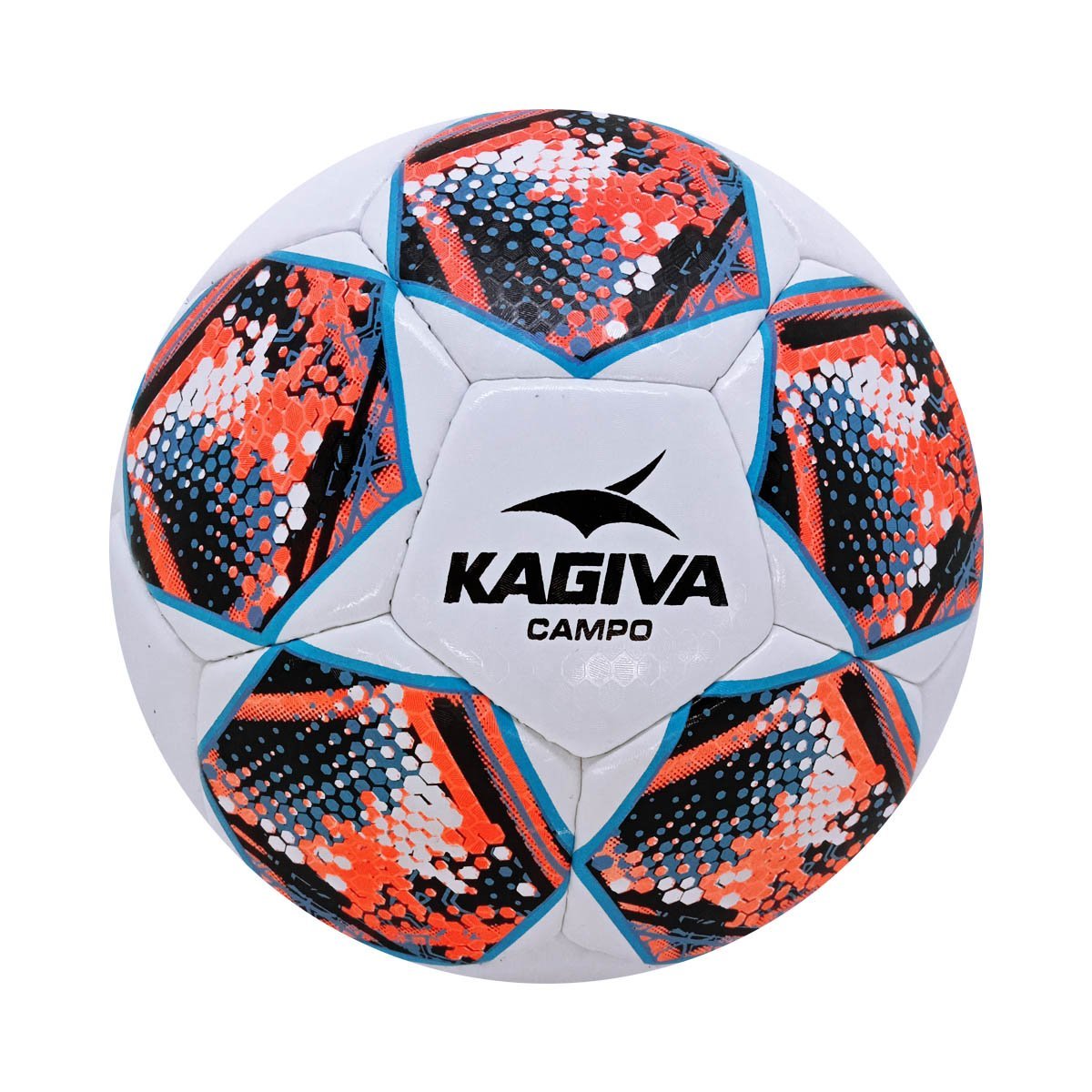 Bola Futebol de Campo Kagiva Sar Costurada a Mão 32 Gomos PVC 1652 Star 1852 - 1