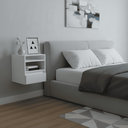 Ver imagem 1 de Mesa de Cabeceira Suspensa - Design Minimalista