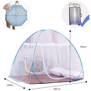 Mosquiteiro Tenda Cama Casal Dobrável Pratico e Portátil