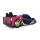 Ver imagem 5 de Cama Carro Jet Brós Solteiro Estofada Roda em Alto Relevo:azul