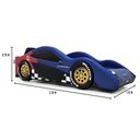 Ver imagem 6 de Cama Carro Jet Brós Solteiro Estofada Roda em Alto Relevo:azul