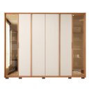 Ver imagem 3 de Guarda Roupa Casal Coari 2.7 6 Portas de Giro 6 Gavetas MDF MDP Freijó Suede Casah
