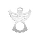 Ver imagem 1 de Porta Guardanapo Anjinho Kit com 4 Peças 7cmx8cm - Cria Arte Laser Prata