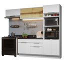 Ver imagem 3 de Armário de Cozinha Completa 270cm Branco Stella Madesa 08