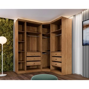 Closet Modulado Safira 009 Clic Moveis