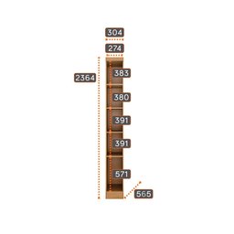 Closet Modulado Safira 009 Clic Moveis - 8