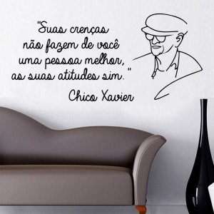 Adesivo de Parede Chico Xavier 2 - M 117x48cm