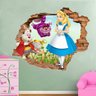 Adesivo Buraco Falso 3D Alice no País das Maravilhas - M 61x75cm - 1