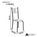 Ver imagem 3 de Cadeiras para Sala de Jantar 6 Unidades Sara