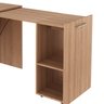 Escrivaninha Multiuso Retratil 2 Nicho Me4170 Amendoa Tecno Mobili - 8