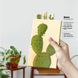 Tipos de Cactos - Quadros ou Placas Modulares com 6 Peças - 3