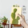 Tipos de Cactos - Quadros ou Placas Modulares com 6 Peças - 3