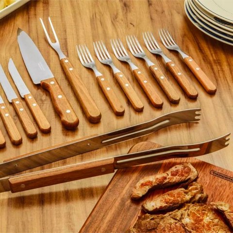 Conjunto Talheres Inox 15 Peças Pampa - Tramontina - 22399/028