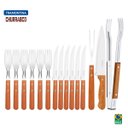 Ver imagem 5 de Conjunto Talheres Inox 15 Peças Pampa - Tramontina - 22399/028
