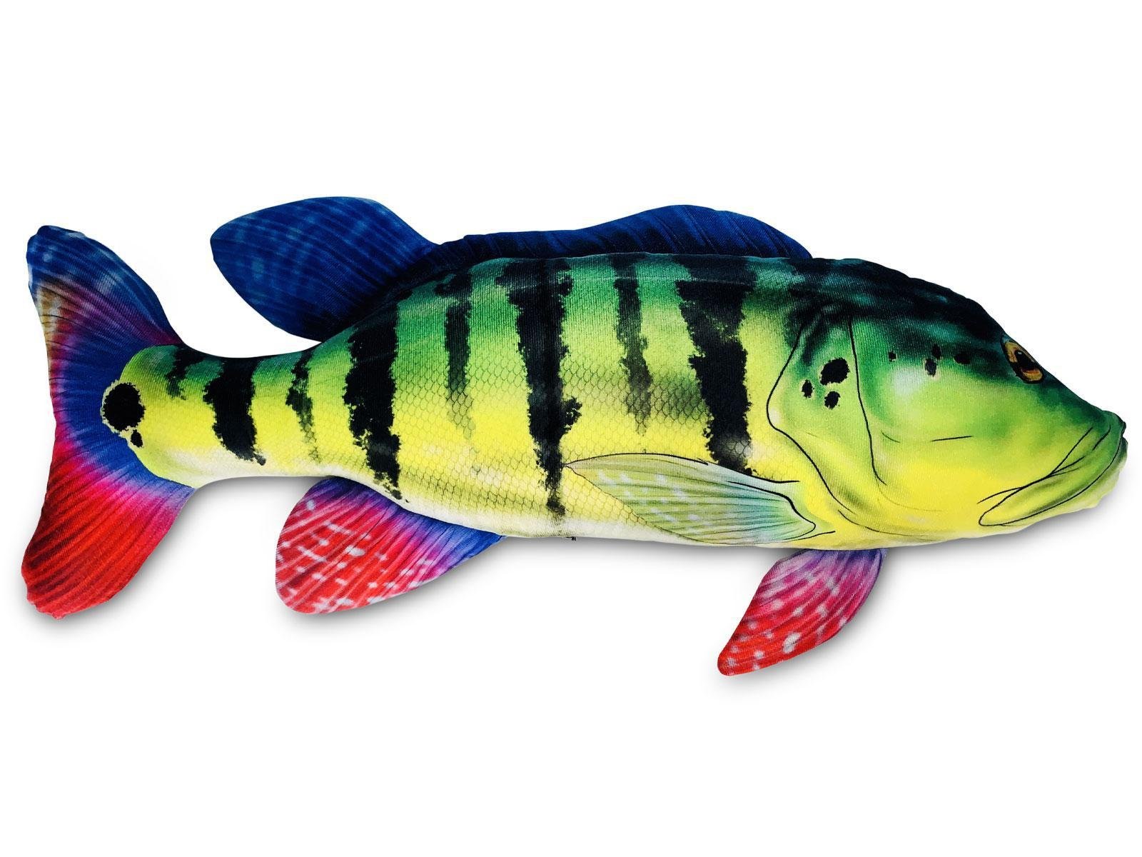 Almofada Formato Peixe Tucunaré Açu Presente Pescador Pesca - 1