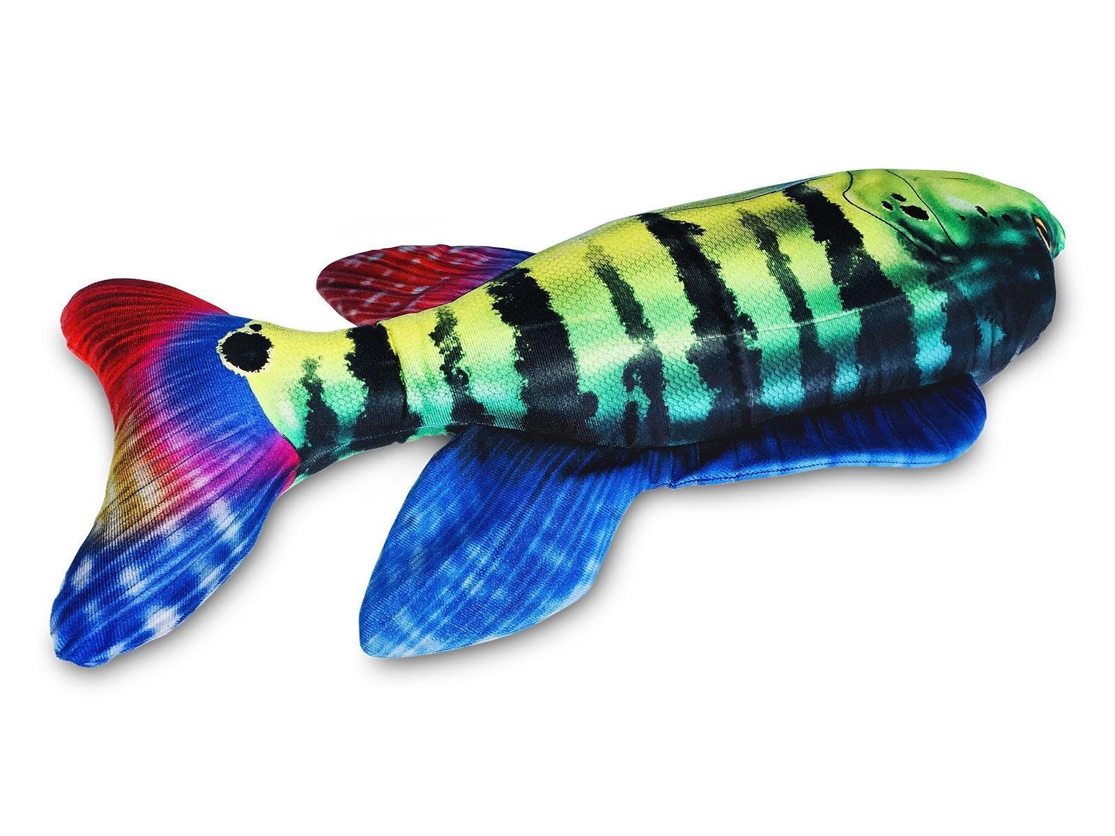 Almofada Formato Peixe Tucunaré Açu Presente Pescador Pesca - 5