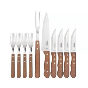 Jogo para Churrasco Inox 10 Peças Dynamic - Tramontina 22399-037