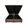 Cama Box Baú King Sintético Marrom 193x203x36 - 1