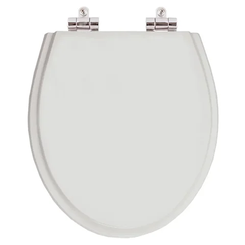 Assento Sanitario com Amortecedor Windsor Cinza Real para Vaso Deca