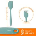 Ver imagem 2 de Espátula em Silicone Verde Flex 28cm - Brinox
