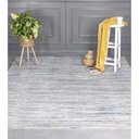 Ver imagem 2 de Tapete para Sala Valentino 04 Azul-cinza 1,00x1,40m