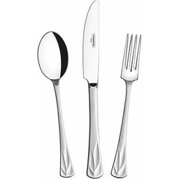 Faqueiro escultura Aço Inox 42Pçs - estojo Mdf - Tramontina Design Collection - 3 Faqueiro escultura Aço Inox 42Pçs - estojo Mdf - Tramontina Design Collection - 3