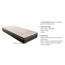 Ver imagem 3 de Cama Box Baú Queen: Colchão Espuma Paropas D45 / EP Confort Mega Firme + Base CRC Suede Black(