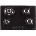 Ver imagem 2 de Cooktop À Gás Trapézio 4 Bocas - Vidro Preto - Tramontina