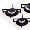 Cooktop À Gás Glass 70cm Tramontina 5 Bocas com 1 Tripla Chama Bivolt - Vidro Branco - 2