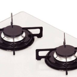 Cooktop à Gás Glass 70cm Tramontina 4 Bocas com 1 Tripla Chama Bivolt - Vidro Branco - 4