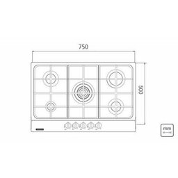 Cooktop a Gás Tramontina New Penta em Aço Inox e Trempes em Ferro Fundido com Acendimento Superautom - 3