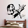 Adesivo de Parede Freddie Mercury 4 - G 58x76cm - 1