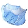 Mosquiteiro Cama Berço Tela Protetora Tenda Cama Infantil Portátil - Azul - 4