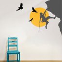 Ver imagem 1 de Adesivo de Parede Escalada Pôr do Sol - EG 75x98cm
