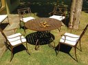 Ver imagem 1 de Conjunto de Mesa para Jardim Florença em Alumínio Fundido Unifer Móveis