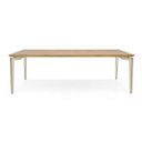 Ver imagem 2 de Mesa de Jantar de Madeira e Base de Ferro Champanhe Califórnia 238cm