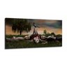 Quadro Decorativo The Vampire Diares Com Tela em Tecido Canvas 130x60 - 1